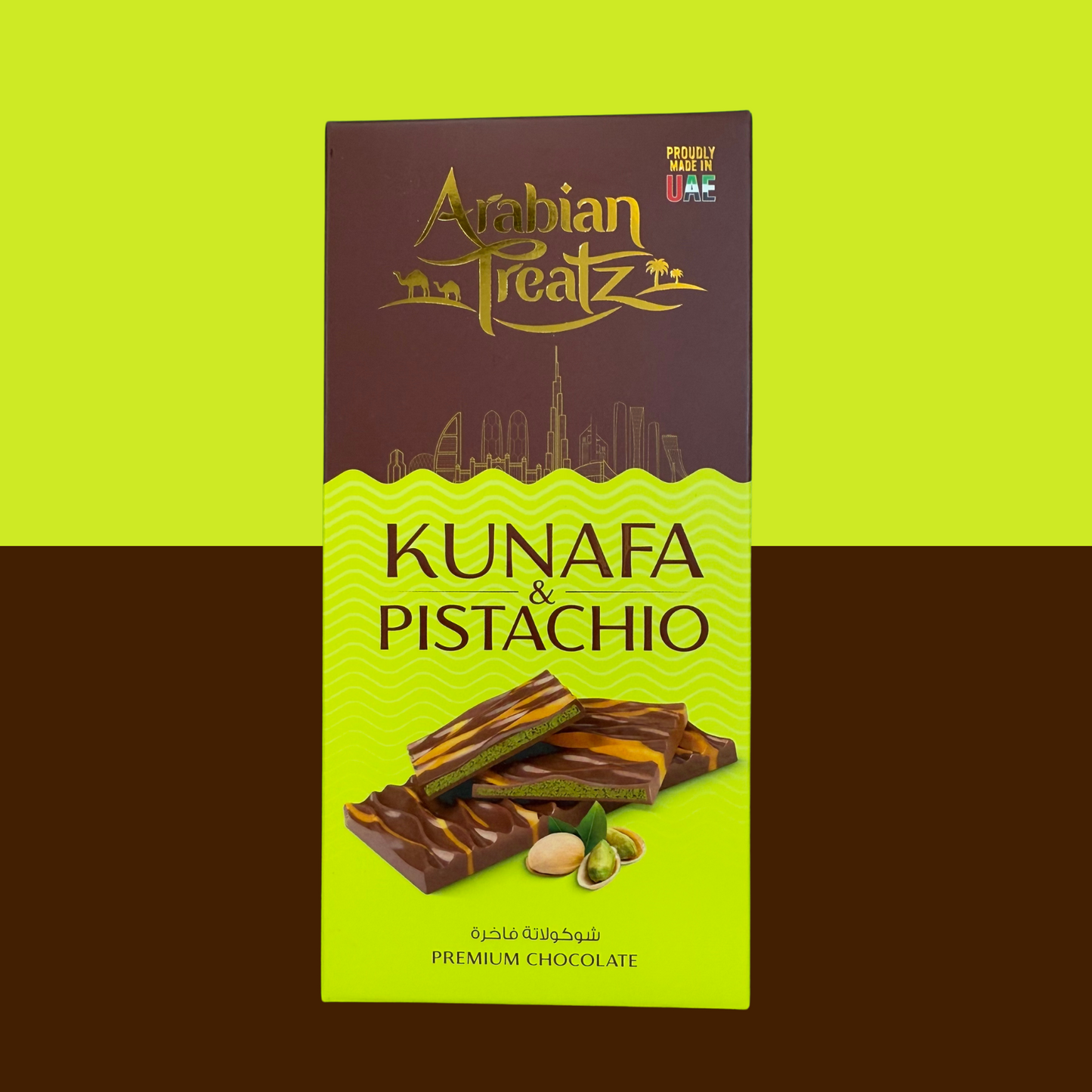 Pistachio Kunafa Chocolate