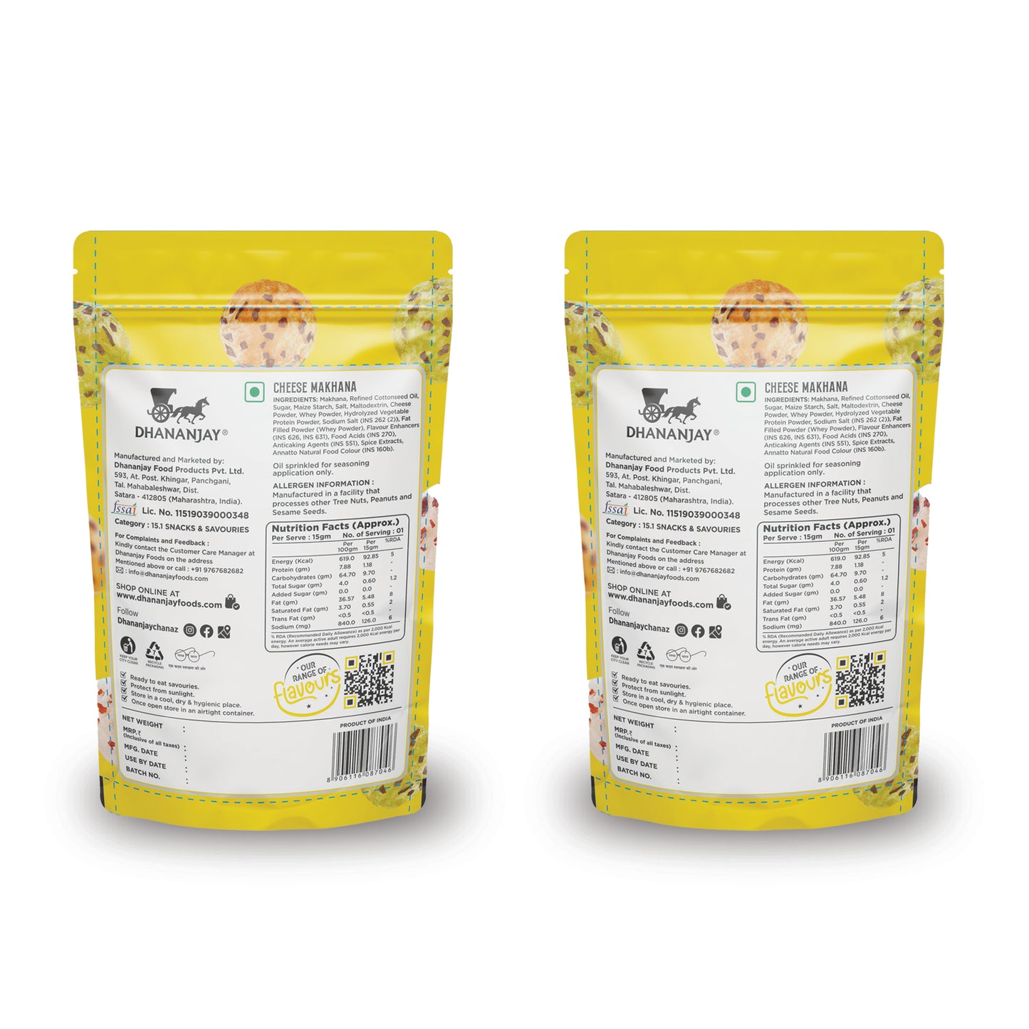 Cheese Makhana (Pack of 2)