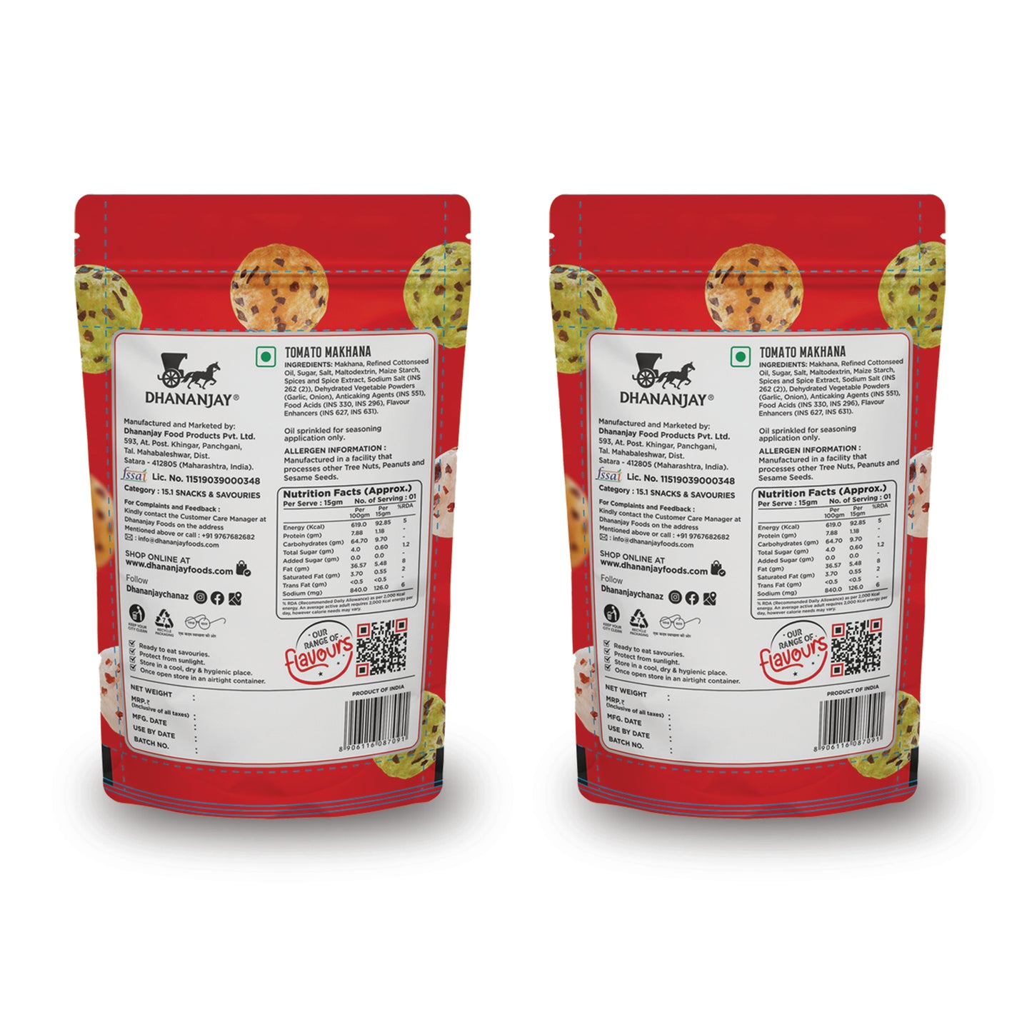 Tomato Makhana (Pack of 2)