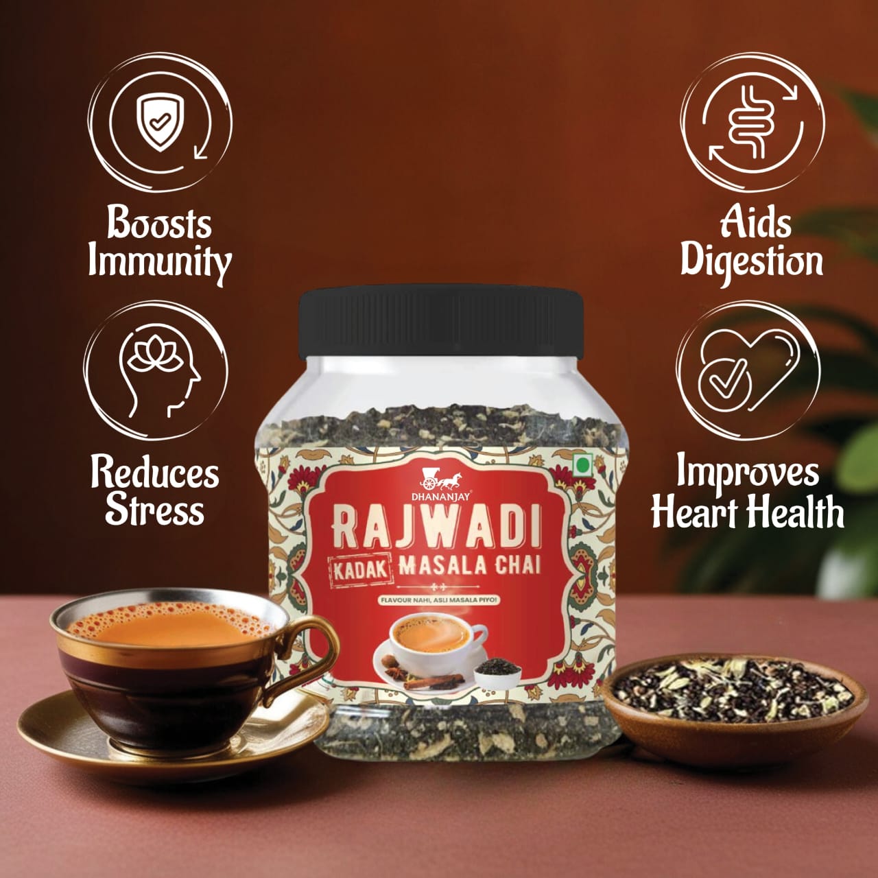 Rajwadi Kadak Masala Chai