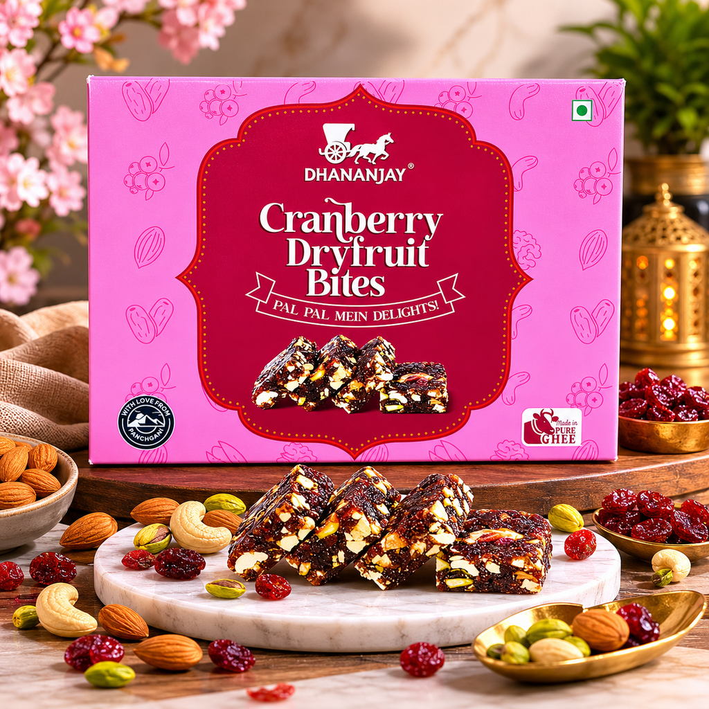 Cranberry Dryfruit Bites