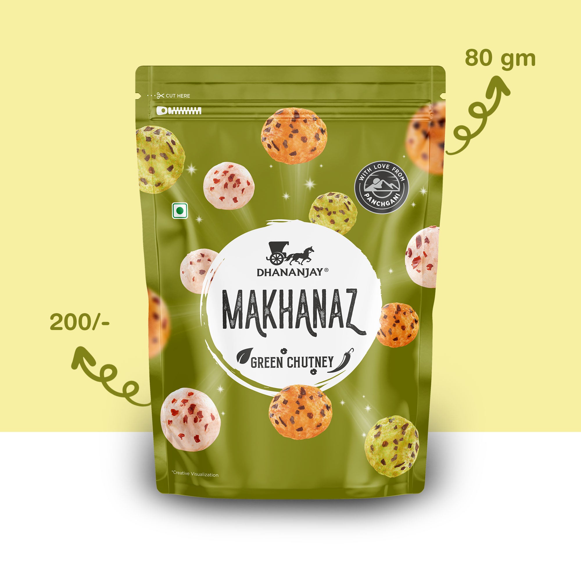 Green Chutney Makhana