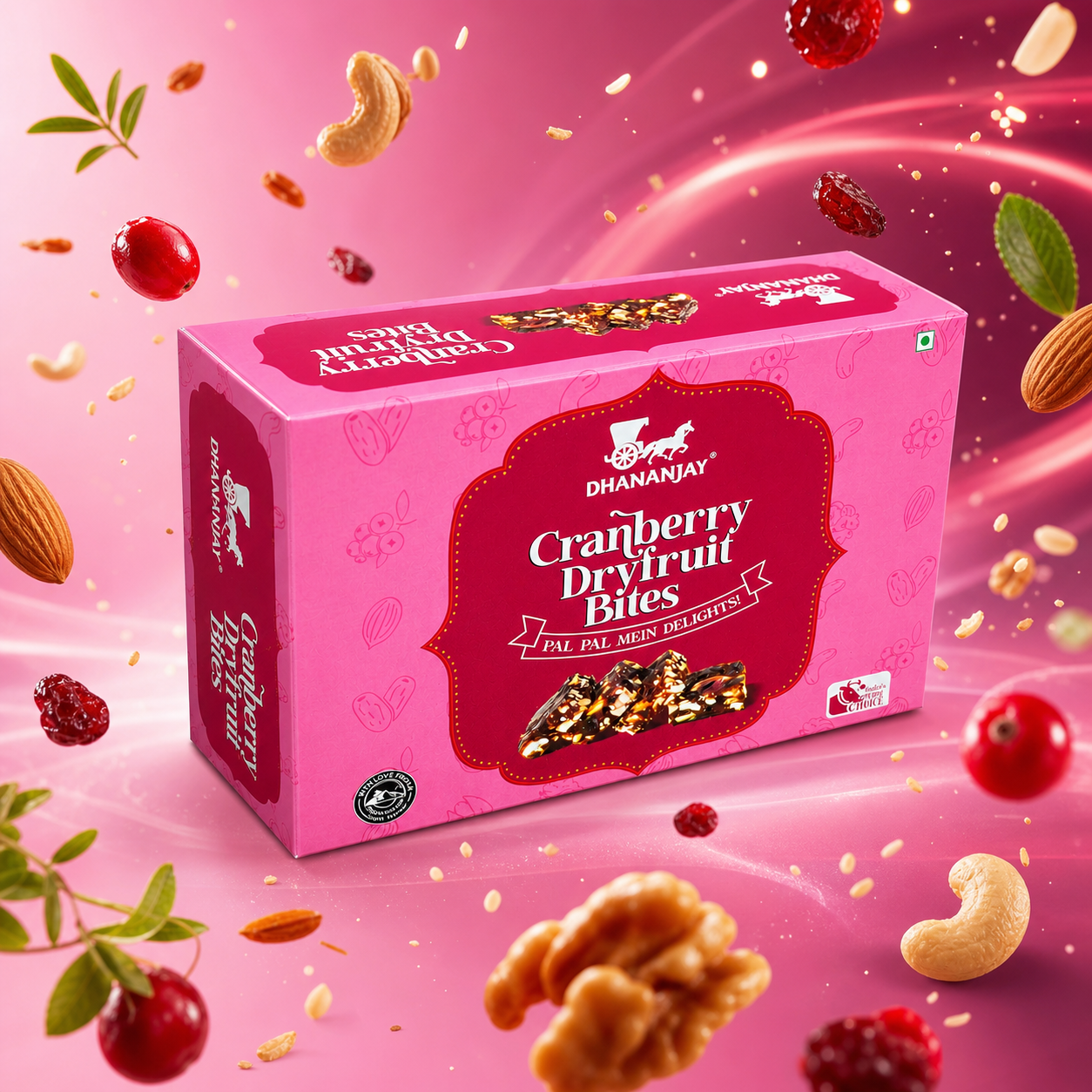 Cranberry Dryfruit Bites