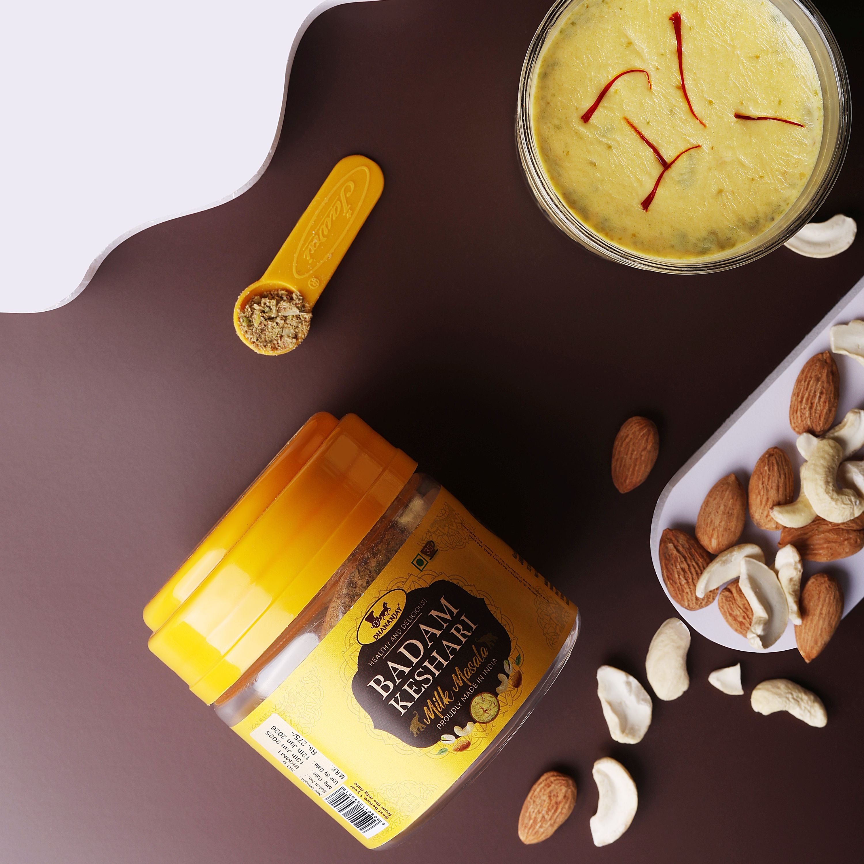 Badam Kesar Milk Masala